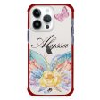 Butterfly and Abloom Rose Ultra Shockproof Case For Sale