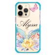 Butterfly and Abloom Rose iPhone 14 Pro Ultra Shockproof Case Discount