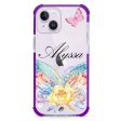 Butterfly and Abloom Rose iPhone 14 Plus Ultra Shockproof Case Sale