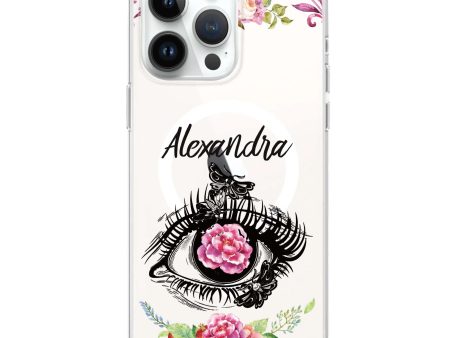 Flower in Eye iPhone 12 Pro Max MagSafe Compatible Ultra Clear Case Sale