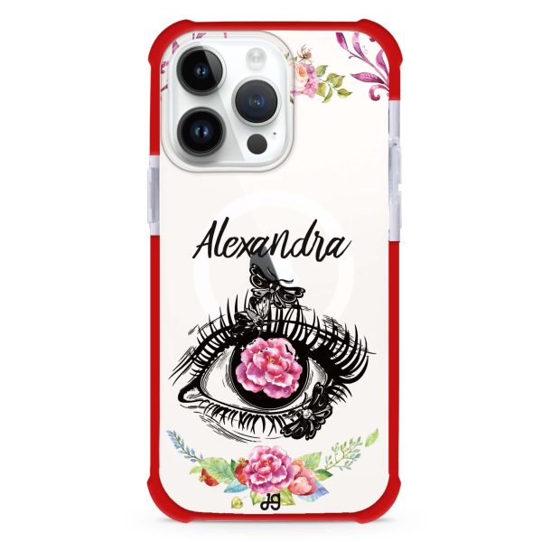 Flower in Eye iPhone 12 Pro Max MagSafe Compatible Ultra Shockproof Case Online