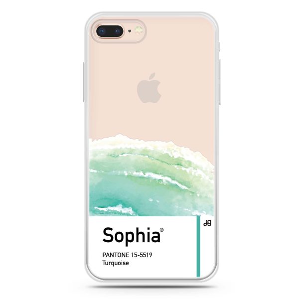 #15-5519 Turquoise I iPhone 8 Plus Ultra Clear Case Fashion