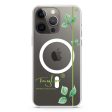 #15-0343 Greenery II iPhone 13 Pro MagSafe Compatible Ultra Clear Case Cheap