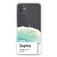 #15-5519 Turquoise I iPhone 12 mini Ultra Clear Case For Cheap