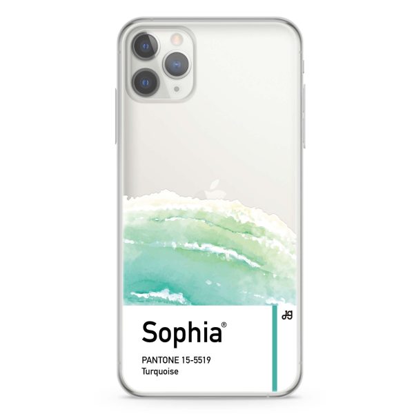 #15-5519 Turquoise I iPhone 11 Pro Ultra Clear Case Cheap