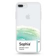 #15-5519 Turquoise I iPhone 8 Plus Ultra Clear Case Fashion