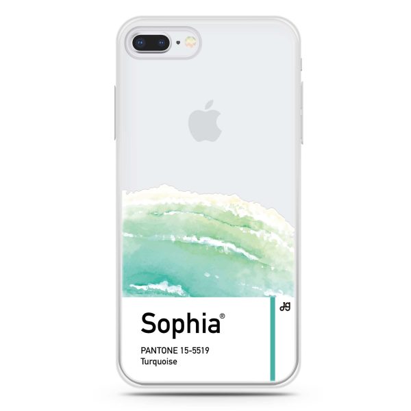 #15-5519 Turquoise I iPhone 7 Plus Ultra Clear Case For Sale