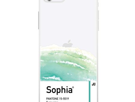 #15-5519 Turquoise I iPhone SE Ultra Clear Case Sale