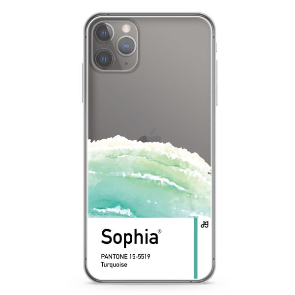 #15-5519 Turquoise I iPhone 11 Pro Ultra Clear Case Cheap