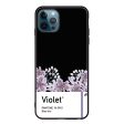 #18-3943 Blue Iris I iPhone 12 Pro Glass Case Fashion