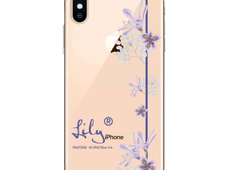 #18-3943 Blue Iris II iPhone XS Ultra Clear Case Online now