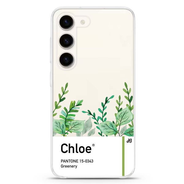 #15-0343 Greenery I Samsung Galaxy Ultra Clear Case Fashion