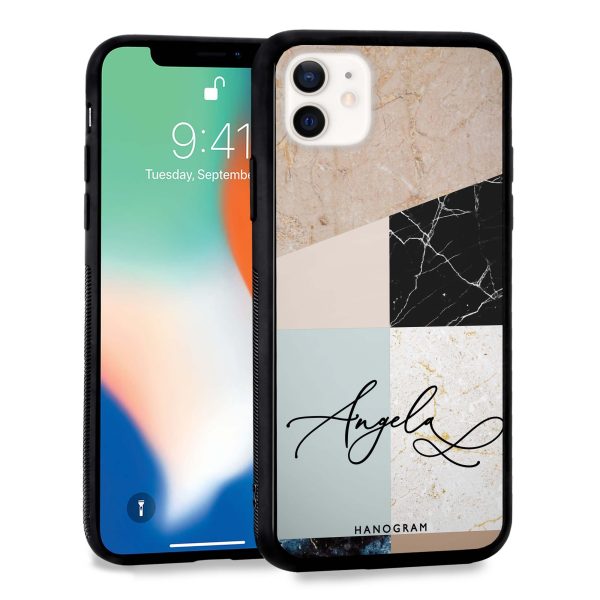 Marble Abstract V iPhone 12 Glass Case Online