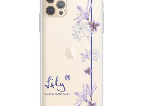 #18-3943 Blue Iris II iPhone 12 Pro Max Ultra Clear Case Online now