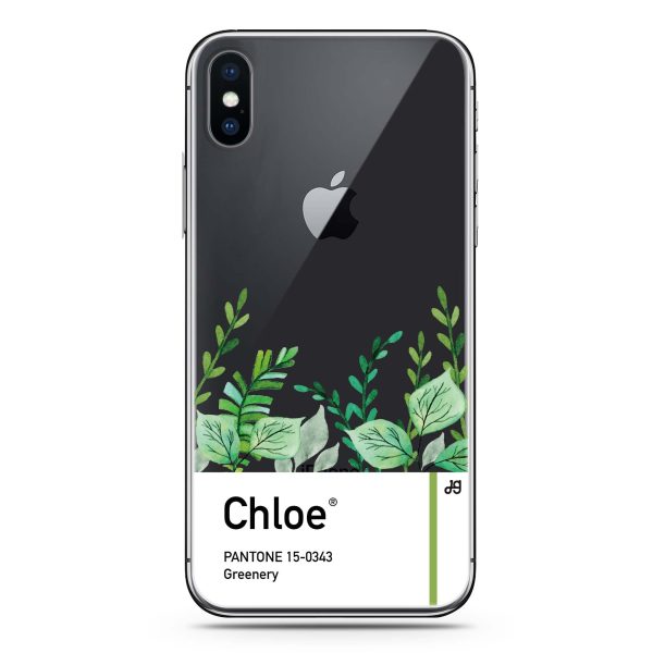 #15-0343 Greenery I iPhone XS Ultra Clear Case Hot on Sale