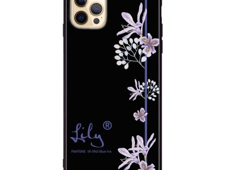 #18-3943 Blue Iris II iPhone 12 Pro Glass Case Online now