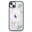 #15-0343 Greenery II iPhone 14 MagSafe Compatible Impact Guard Bumper Case For Sale