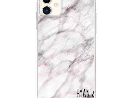 White Marble iPhone 11 Ultra Clear Case Online now