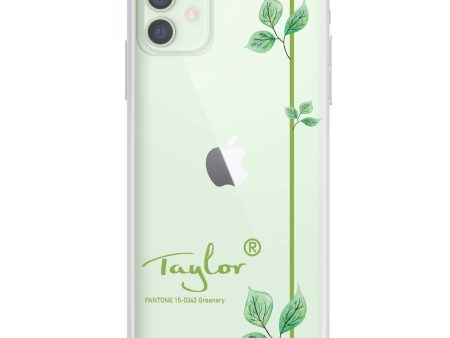 #15-0343 Greenery II iPhone 12 Ultra Clear Case Cheap