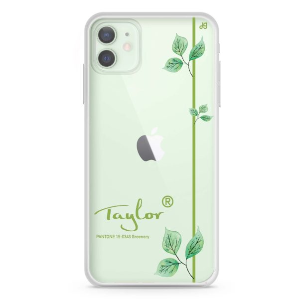 #15-0343 Greenery II iPhone 12 Ultra Clear Case Cheap