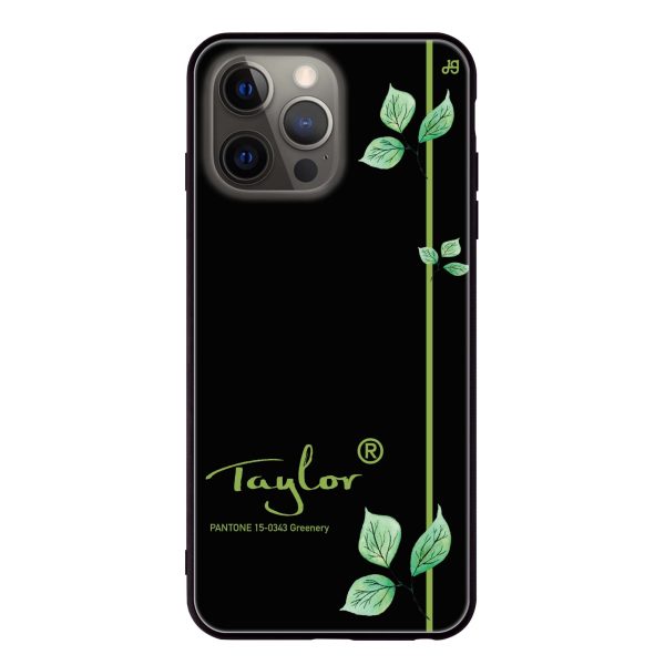 #15-0343 Greenery II iPhone 13 Pro Glass Case For Cheap