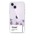 #18-3943 Blue Iris I iPhone 13 Mini Ultra Clear Case Fashion