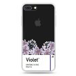 #18-3943 Blue Iris I iPhone 8 Plus Ultra Clear Case Fashion