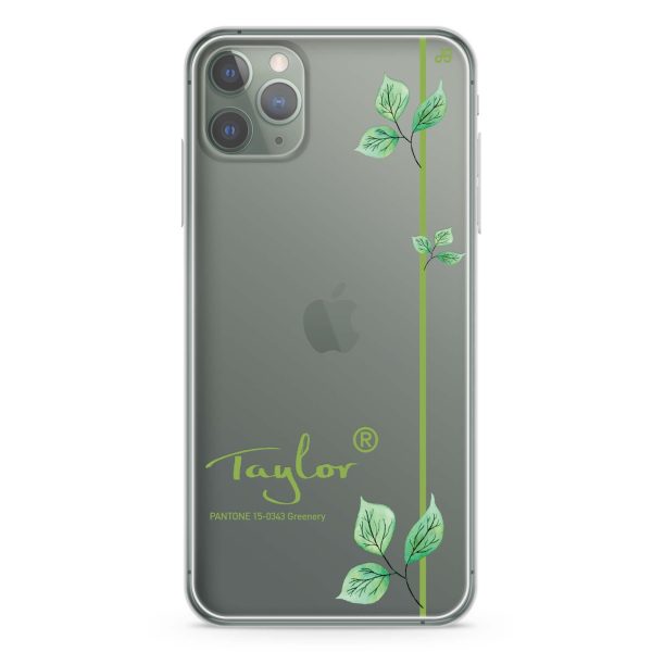 #15-0343 Greenery II iPhone 11 Pro Max Ultra Clear Case Fashion