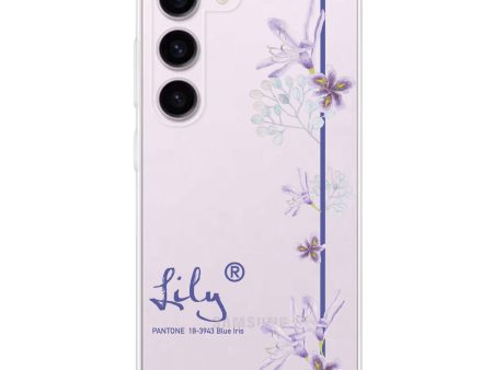 #18-3943 Blue Iris II Samsung Galaxy Ultra Clear Case Cheap