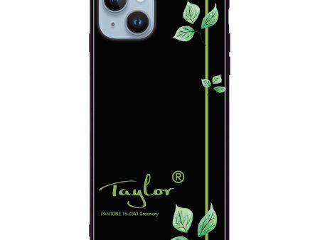 #15-0343 Greenery II iPhone 14 Glass Case For Discount