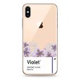 #18-3943 Blue Iris I iPhone X Ultra Clear Case Online now