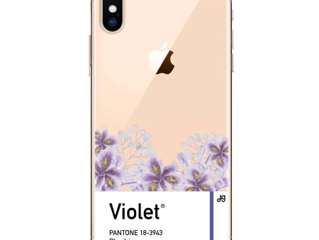 #18-3943 Blue Iris I iPhone X Ultra Clear Case Online now