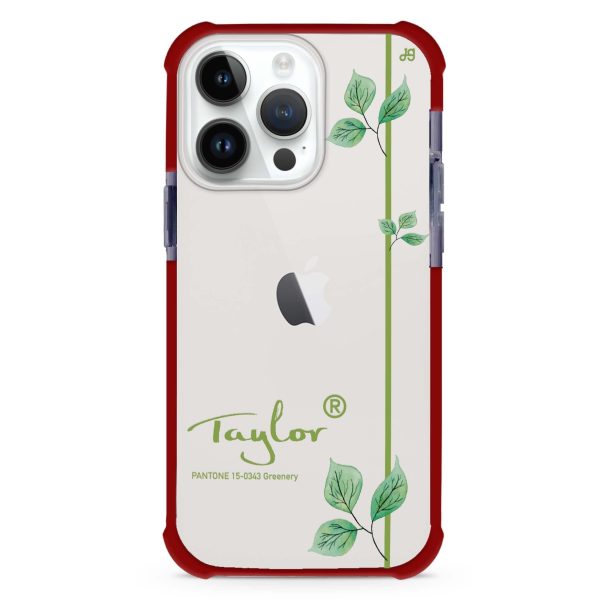 #15-0343 Greenery II iPhone 14 Pro Ultra Shockproof Case Online now