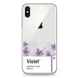 #18-3943 Blue Iris I iPhone X Ultra Clear Case Online now