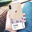 #18-3943 Blue Iris I iPhone X Ultra Clear Case Online now