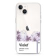 #18-3943 Blue Iris I iPhone 14 Plus Ultra Clear Case Cheap