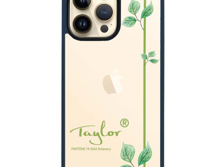 #15-0343 Greenery II iPhone 14 Pro Impact Guard Bumper Case Online now