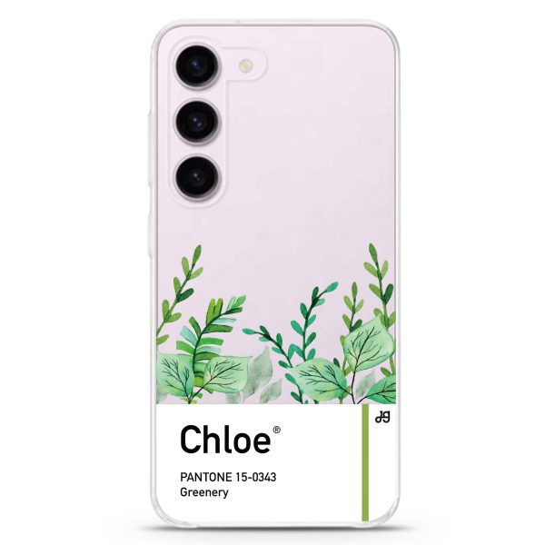 #15-0343 Greenery I Samsung Galaxy Ultra Clear Case Fashion