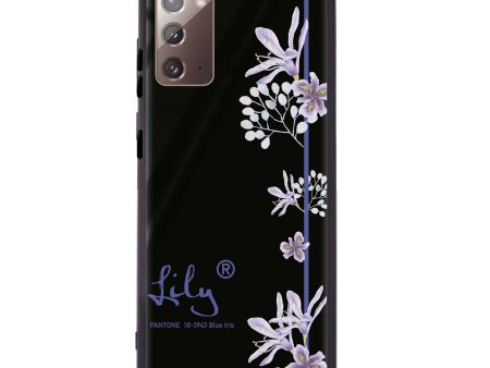 #18-3943 Blue Iris II Samsung Note 20 Glass Case Sale