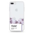 #18-3943 Blue Iris I iPhone 7 Plus Ultra Clear Case Supply