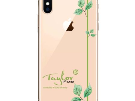 #15-0343 Greenery II iPhone X Ultra Clear Case Cheap