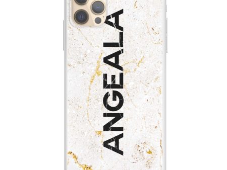 White Marble iPhone 12 Pro Ultra Clear Case Fashion