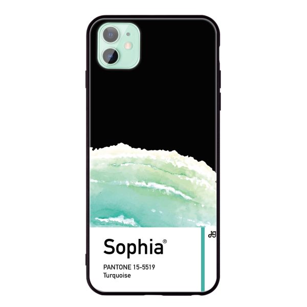 #15-5519 Turquoise I iPhone 11 Glass Case Cheap