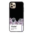 #18-3943 Blue Iris I iPhone 12 Pro Glass Case Fashion