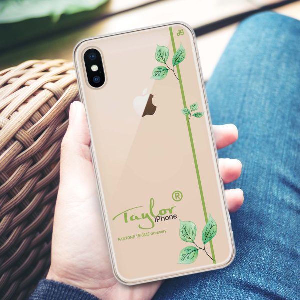 #15-0343 Greenery II iPhone X Ultra Clear Case Cheap