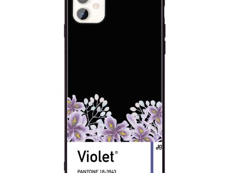 #18-3943 Blue Iris I iPhone 11 Glass Case Fashion