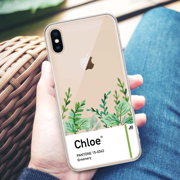 #15-0343 Greenery I iPhone X Ultra Clear Case Hot on Sale