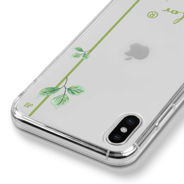 #15-0343 Greenery II iPhone X Ultra Clear Case Cheap