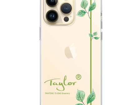 #15-0343 Greenery II iPhone 14 Pro Max Ultra Clear Case For Sale