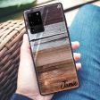 Wood Grain Varigegated Samsung Glass Case Online Hot Sale